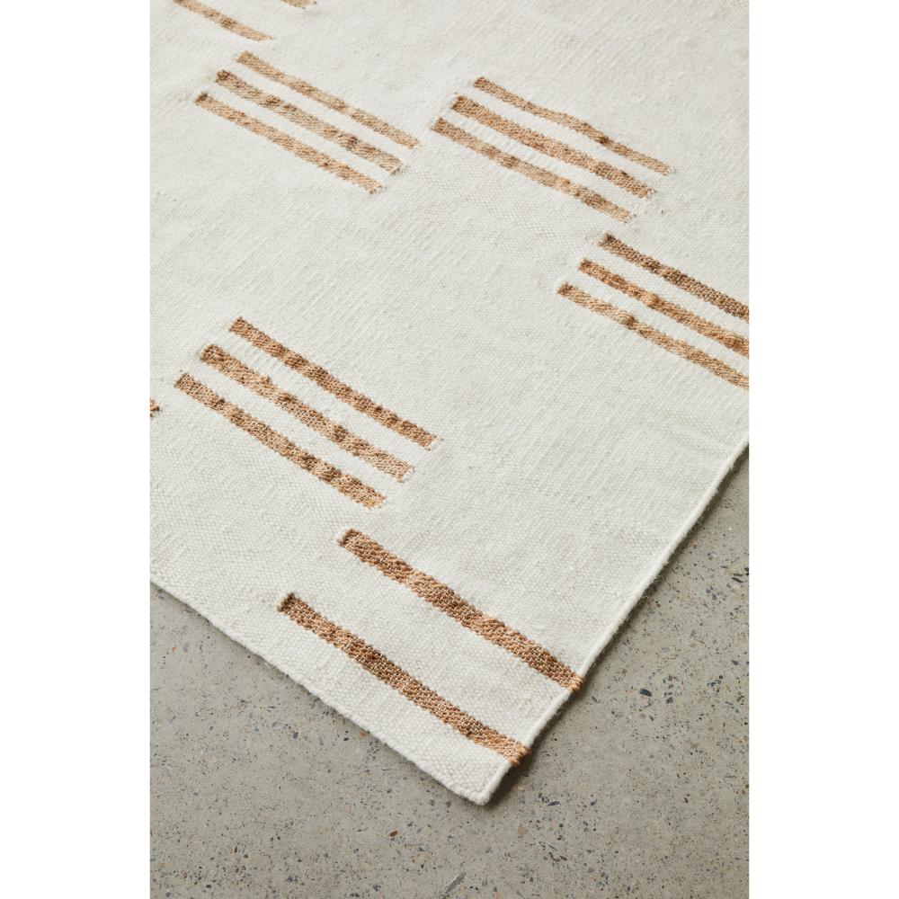beige wool jute modern Hampton rug detail image - MyHouse