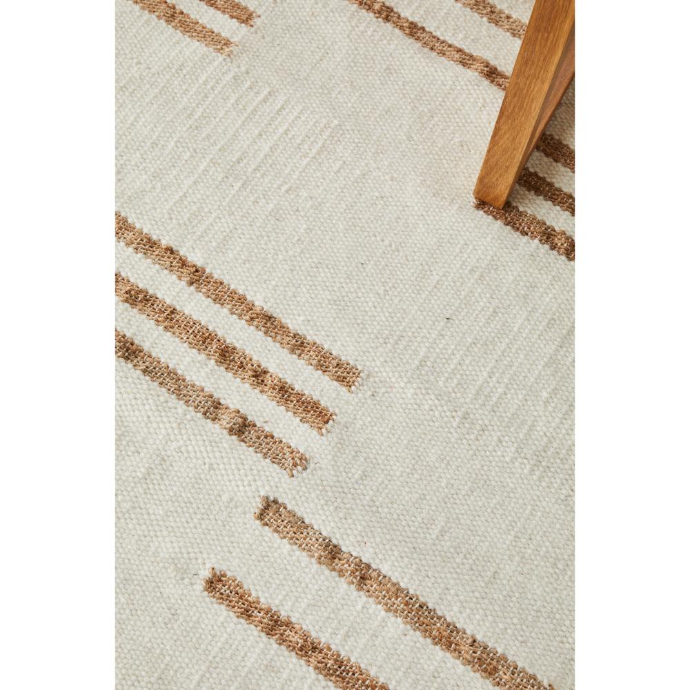 beige wool jute modern Hampton rug detail image - MyHouse