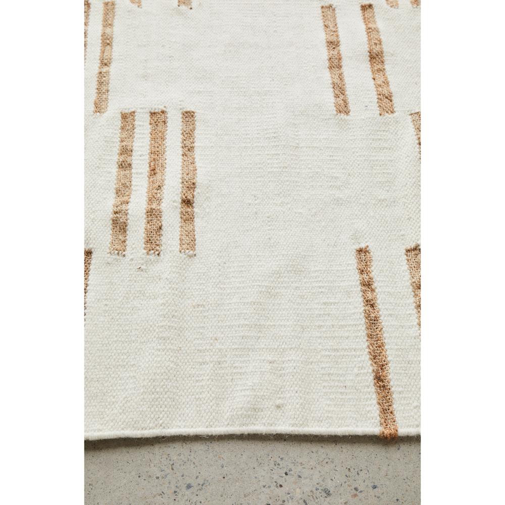 beige wool jute modern Hampton rug detail image - MyHouse