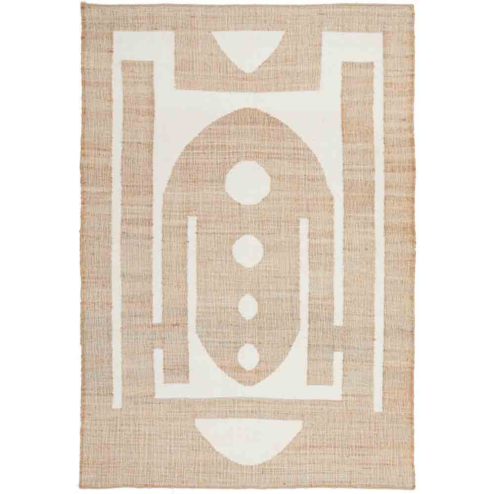 Rug Culture Sahara Zelda Rug Natural -Wool Jute Boho rug - MyHouse