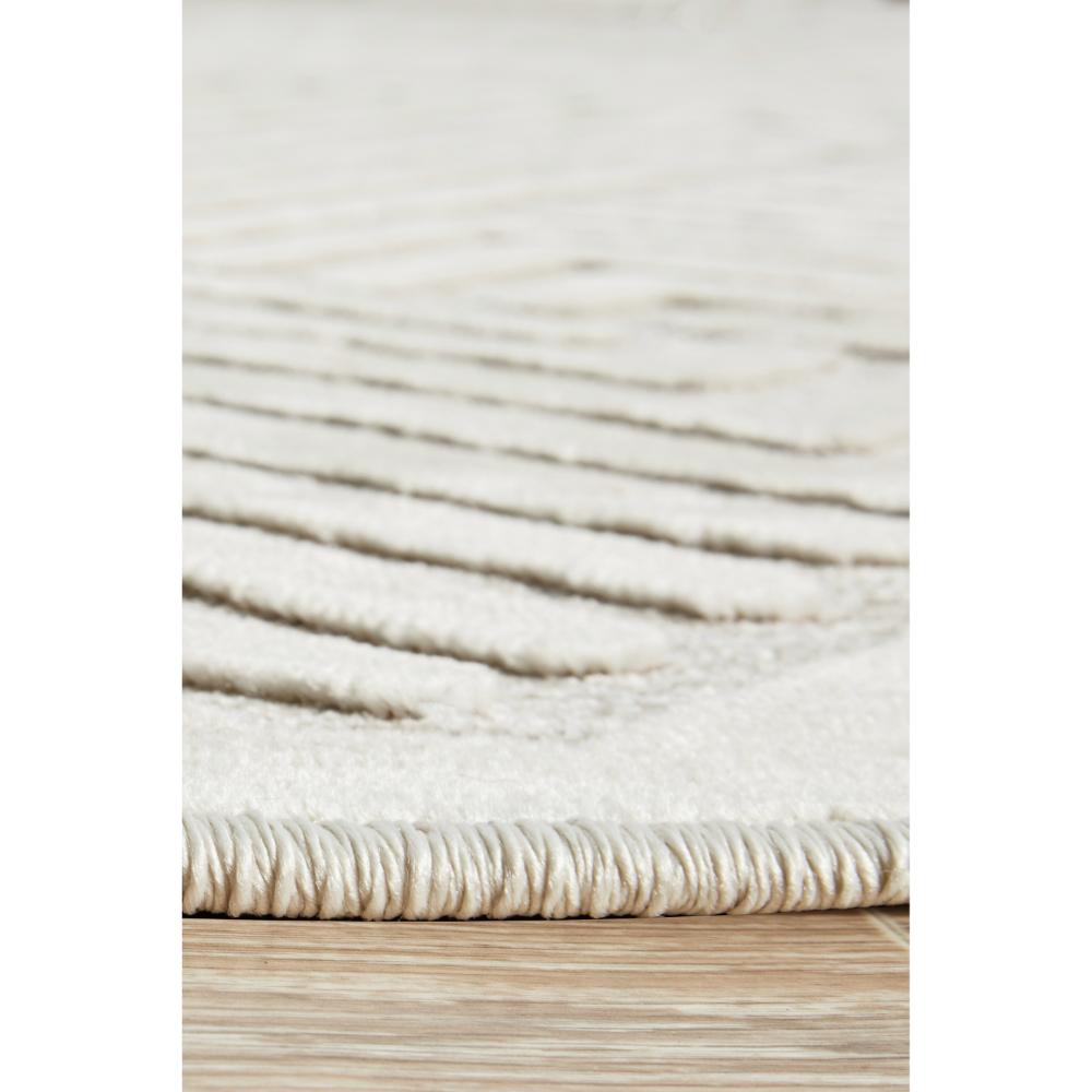 natural beige chevron patterned rug detail image - MyHouse