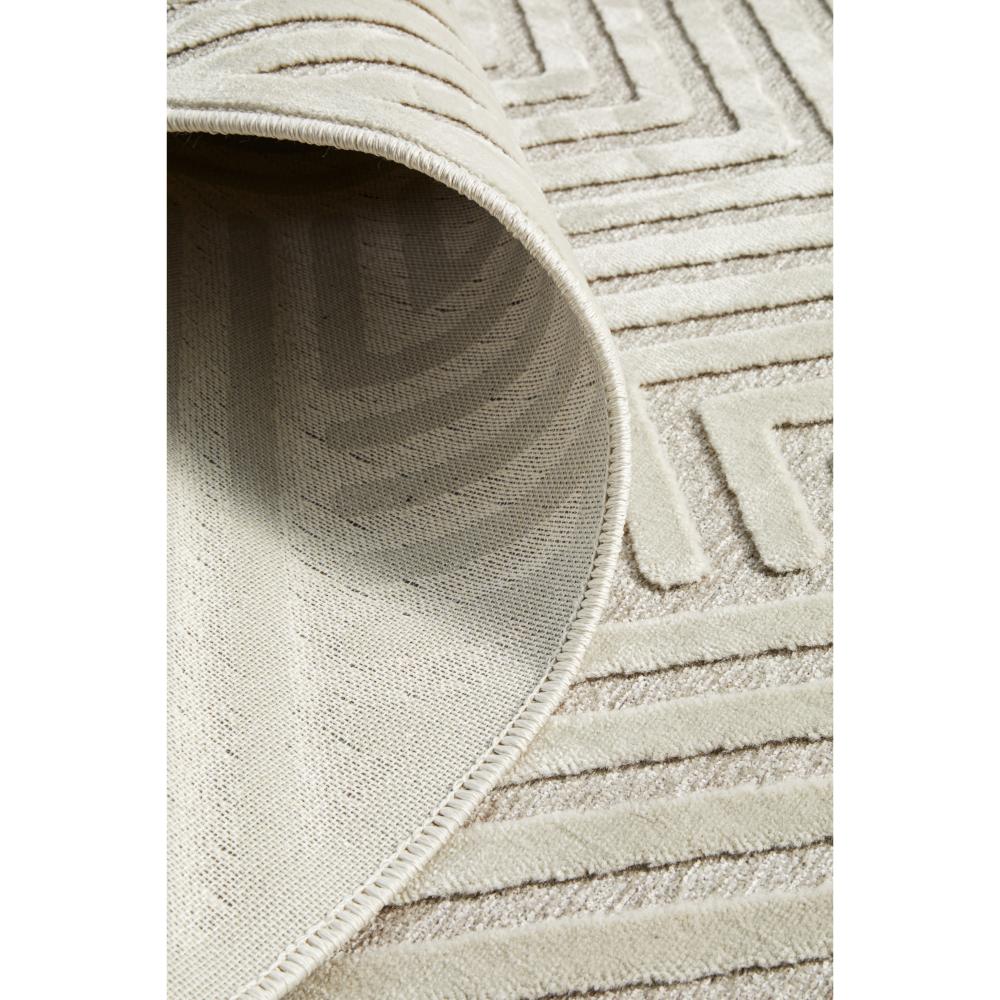 natural beige chevron patterned rug detail image - MyHouse