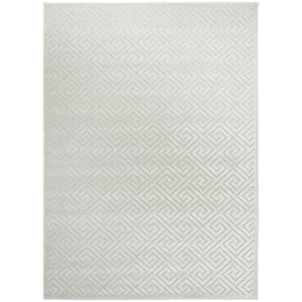Rug Culture York Alice Rug natural white geometric swirl - MyHouse