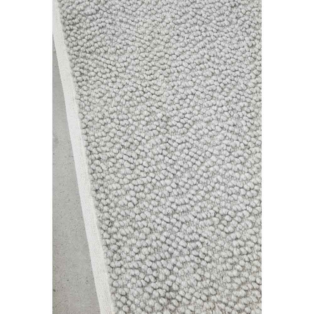 Grey boucle rug detail image - MyHouse