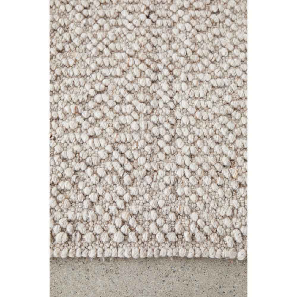Natural beige boucle rug detail image - MyHouse