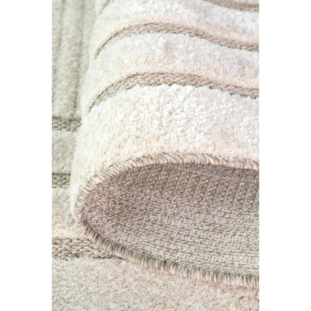 cream beige rug with triple border detail image - MyHouse