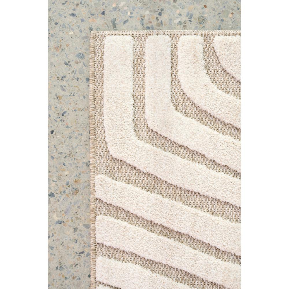 Natural beige swirl rug detail image - MyHouse