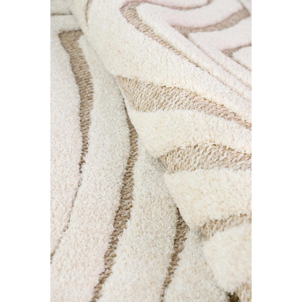 Natural beige swirl rug detail image - MyHouse