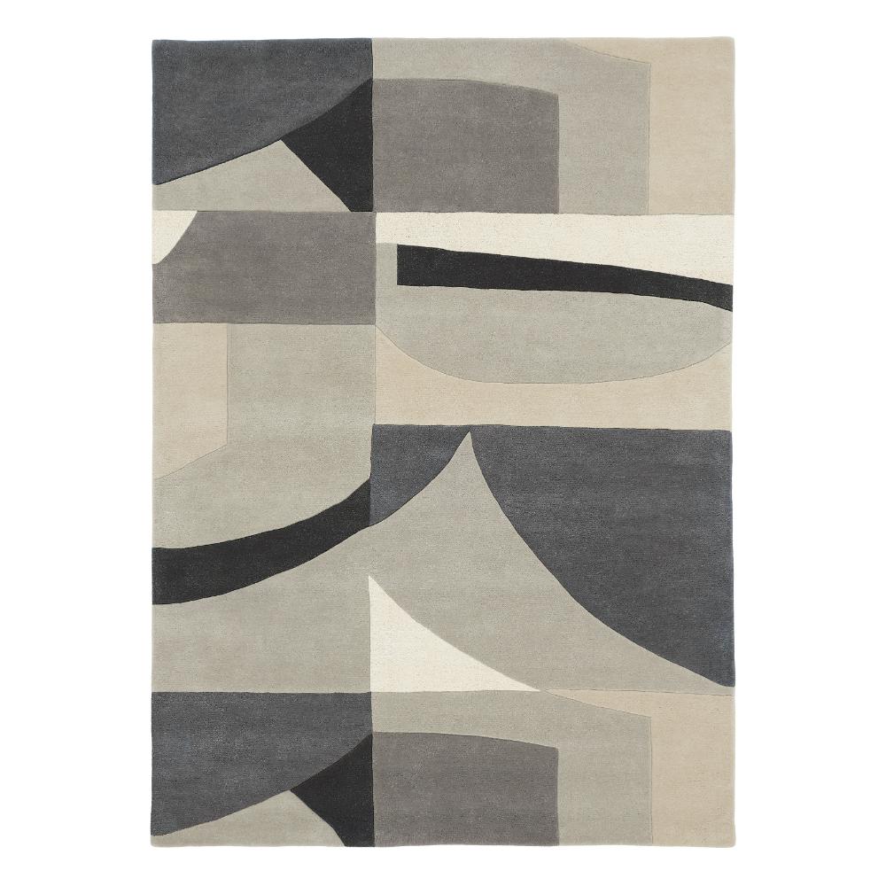 Harlequin Bodega Wool Patterned Rug Stone Grey - MyHouse