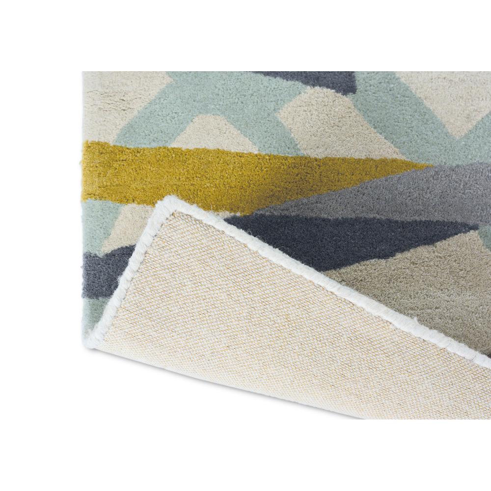 abstract blue wool Rug detail image - MyHouse