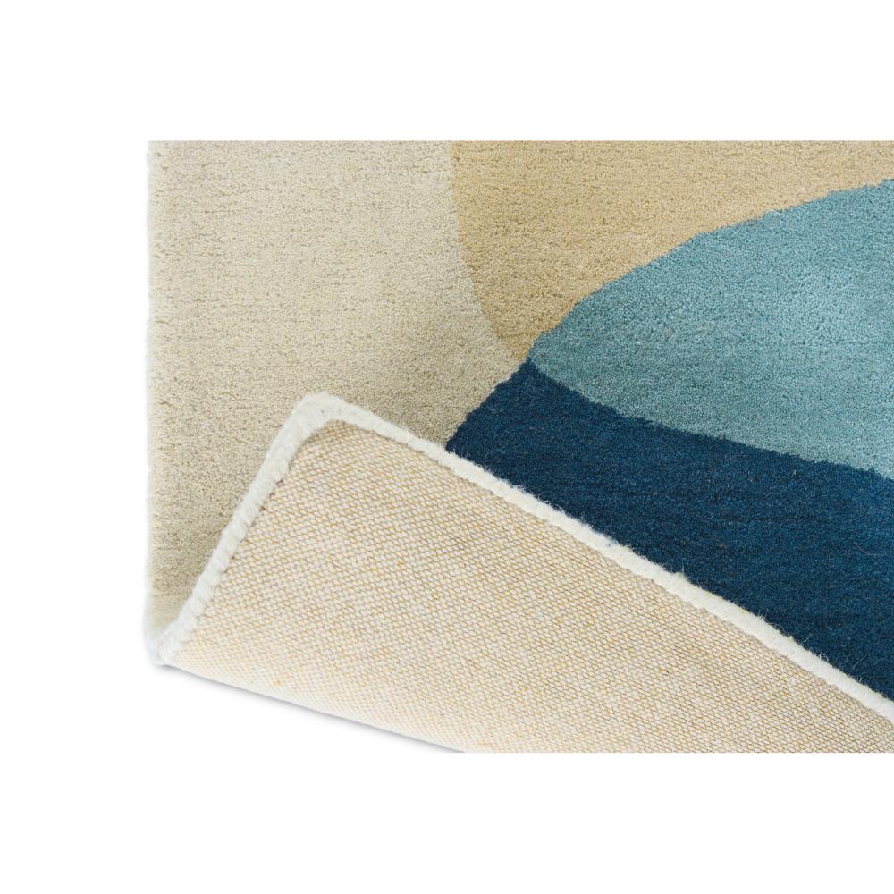 abstract green and blue Wool Rug detail image - MyHouse