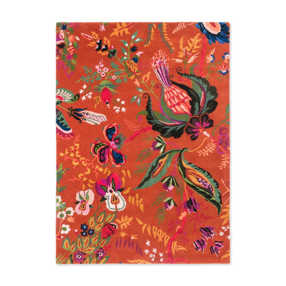 Harlequin X Sophie Robinson Wonderland Floral Rug Amber/Lapis - MyHouse