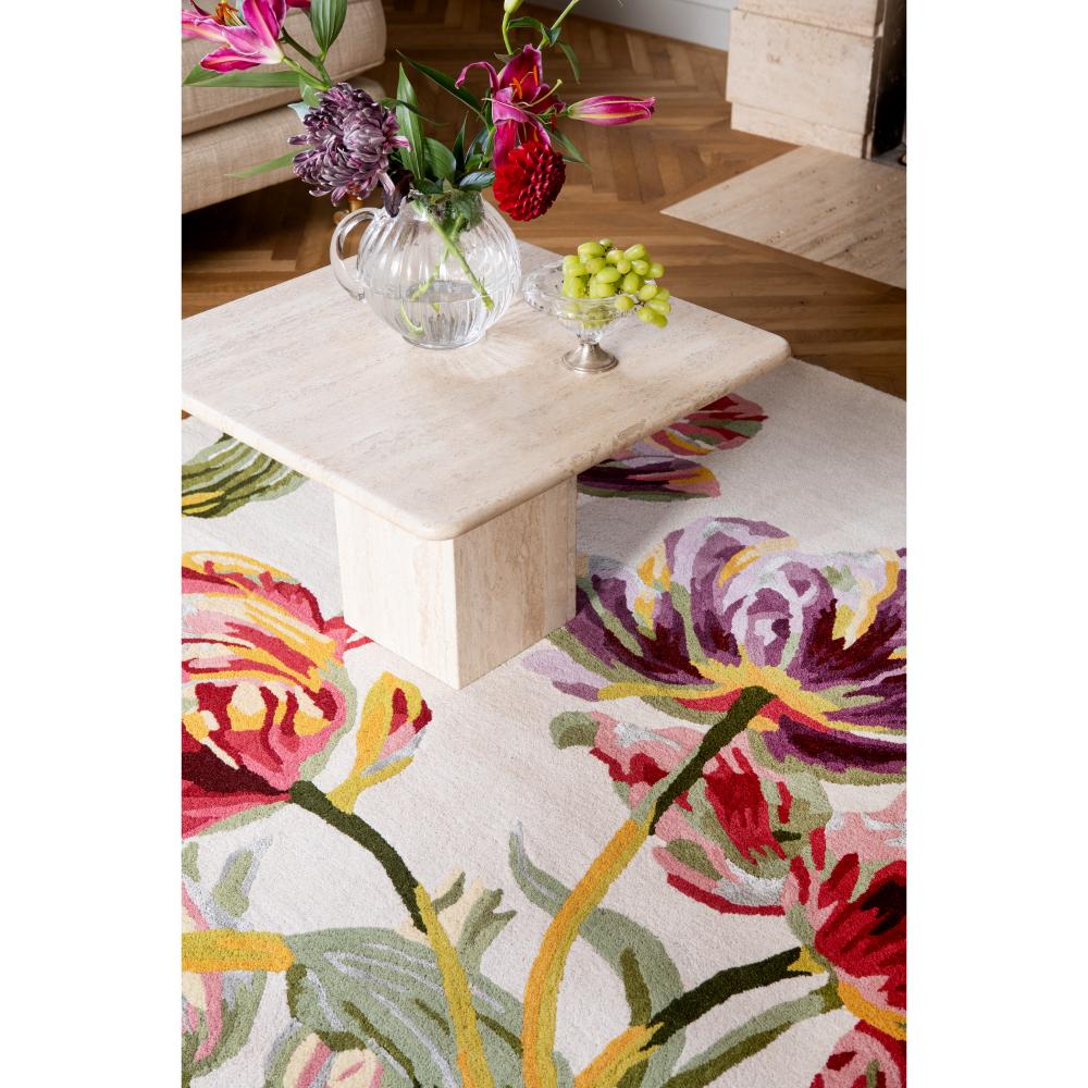 Laura Ashley Gosford Rug Cranberry