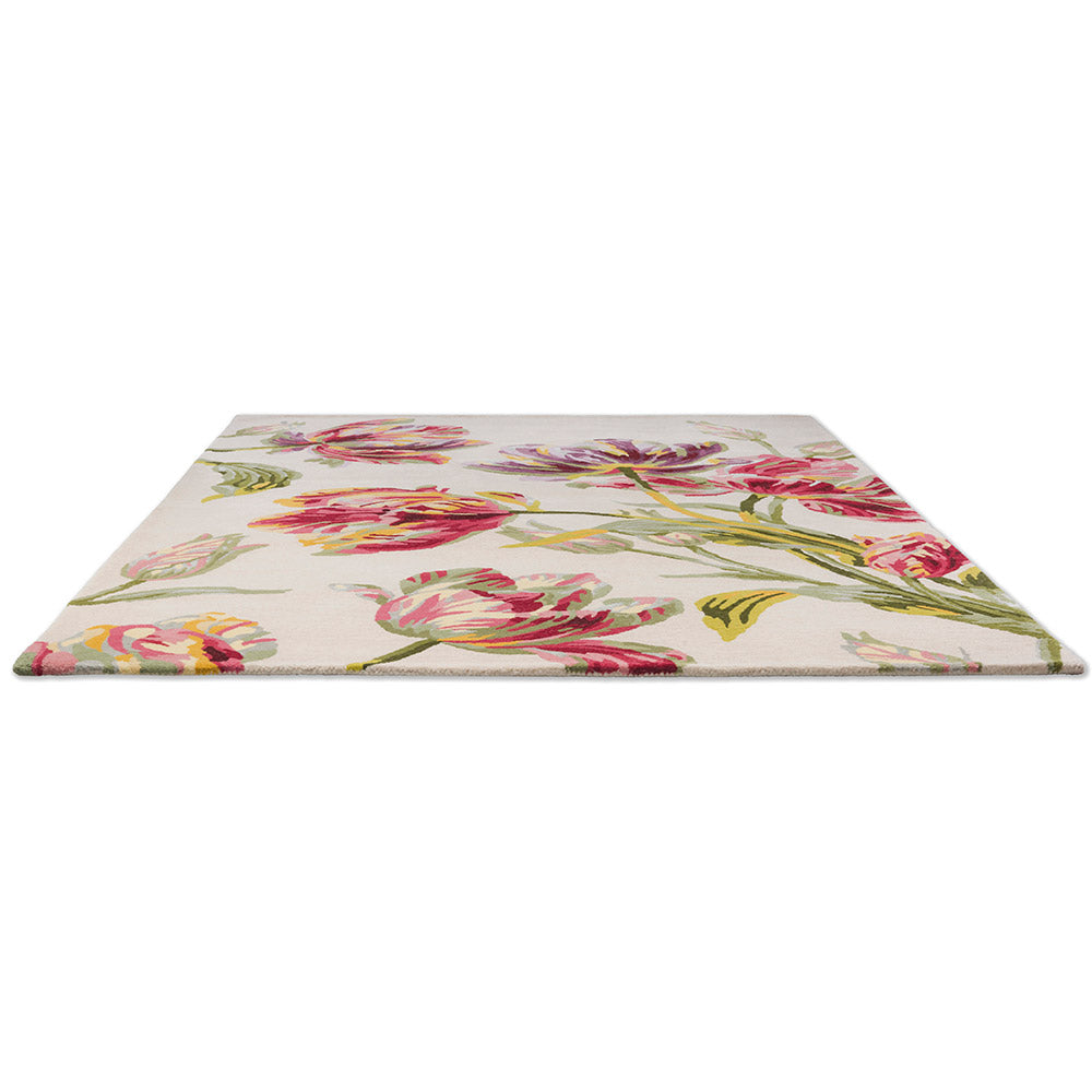 Laura Ashley Gosford Rug Cranberry