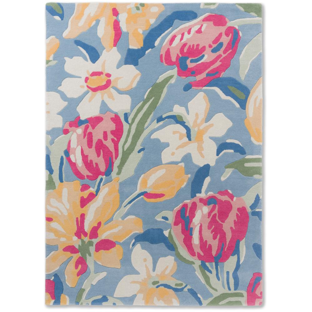 Laura Ashley Tulips Rug China Blue - MyHouse