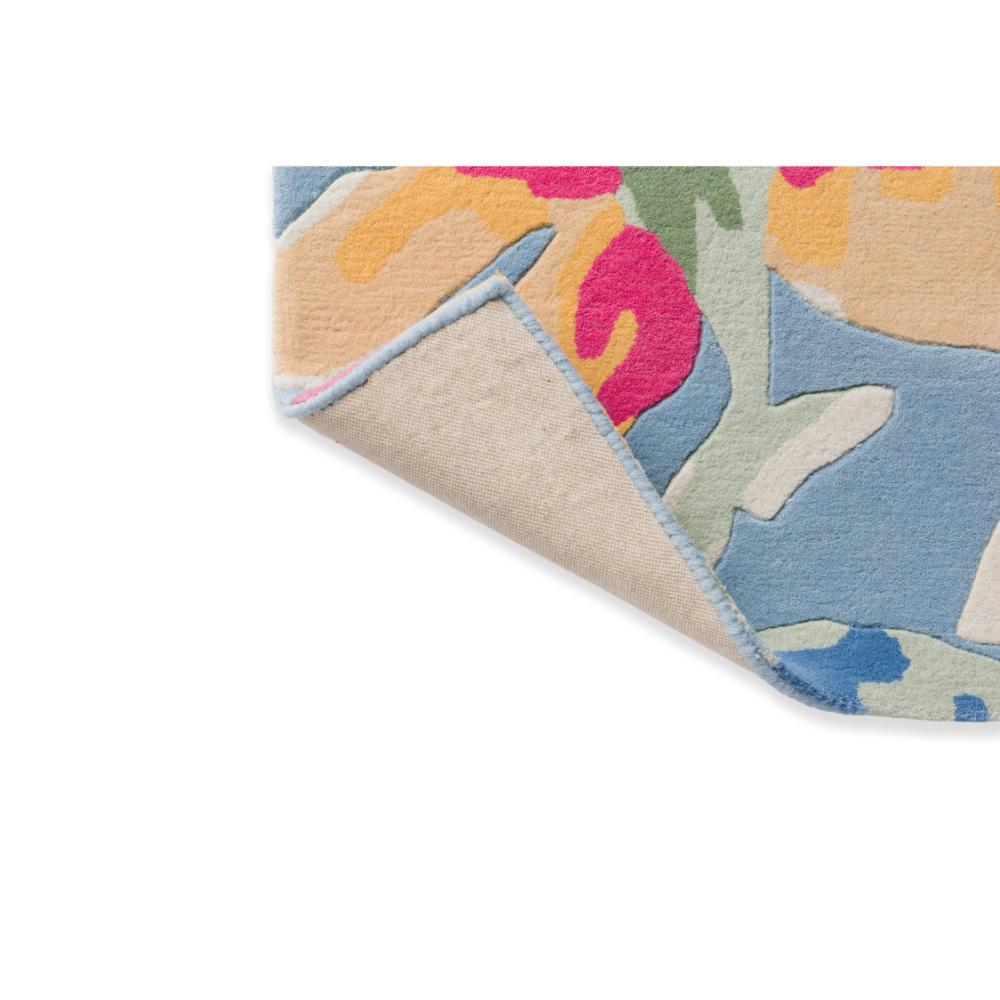 Tulips wool rug in in blue detail image - MyHouse