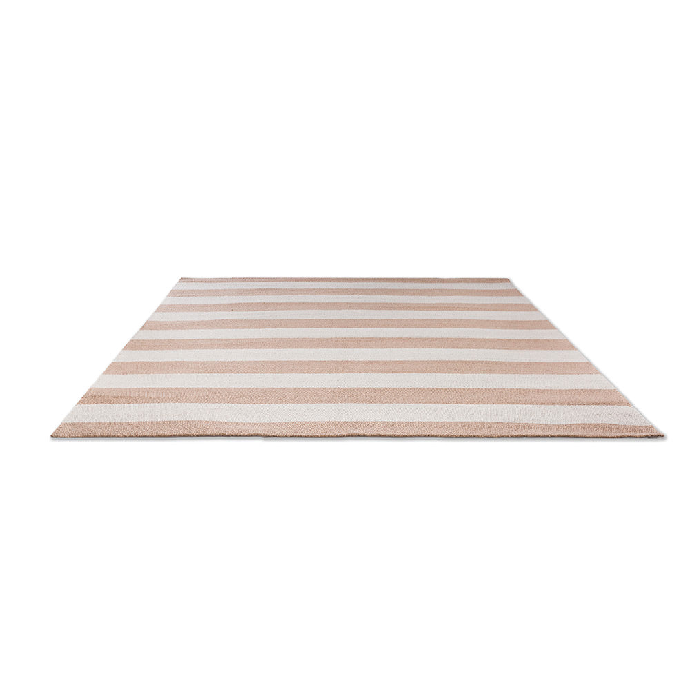 beige and white striped indoor/outdoor rug - MyHouse