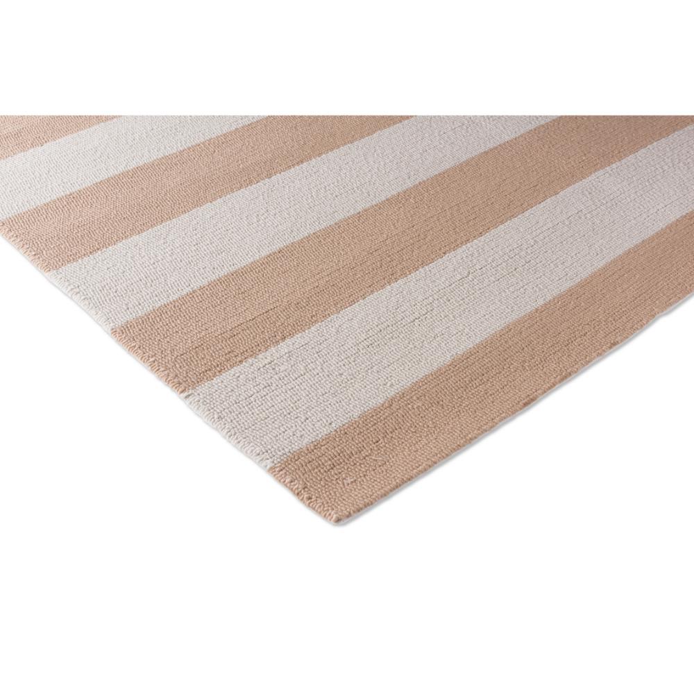 beige and white striped indoor/outdoor rug - MyHouse