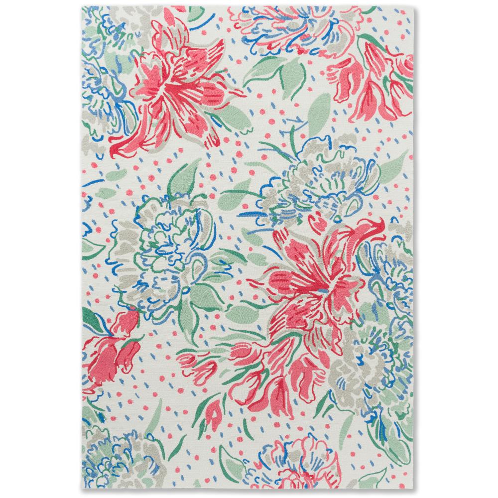 Laura Ashley Lilith Outdoor Rug Poppy Red - MyHouse