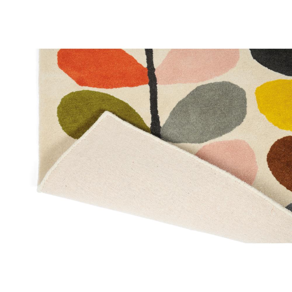 multi-coloured flower wool rug detailed image - MyHouse