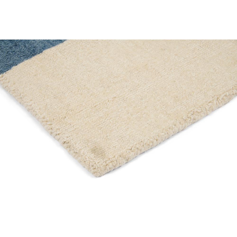 multicolour abstract blocks wool rug detailed image - MyHouse