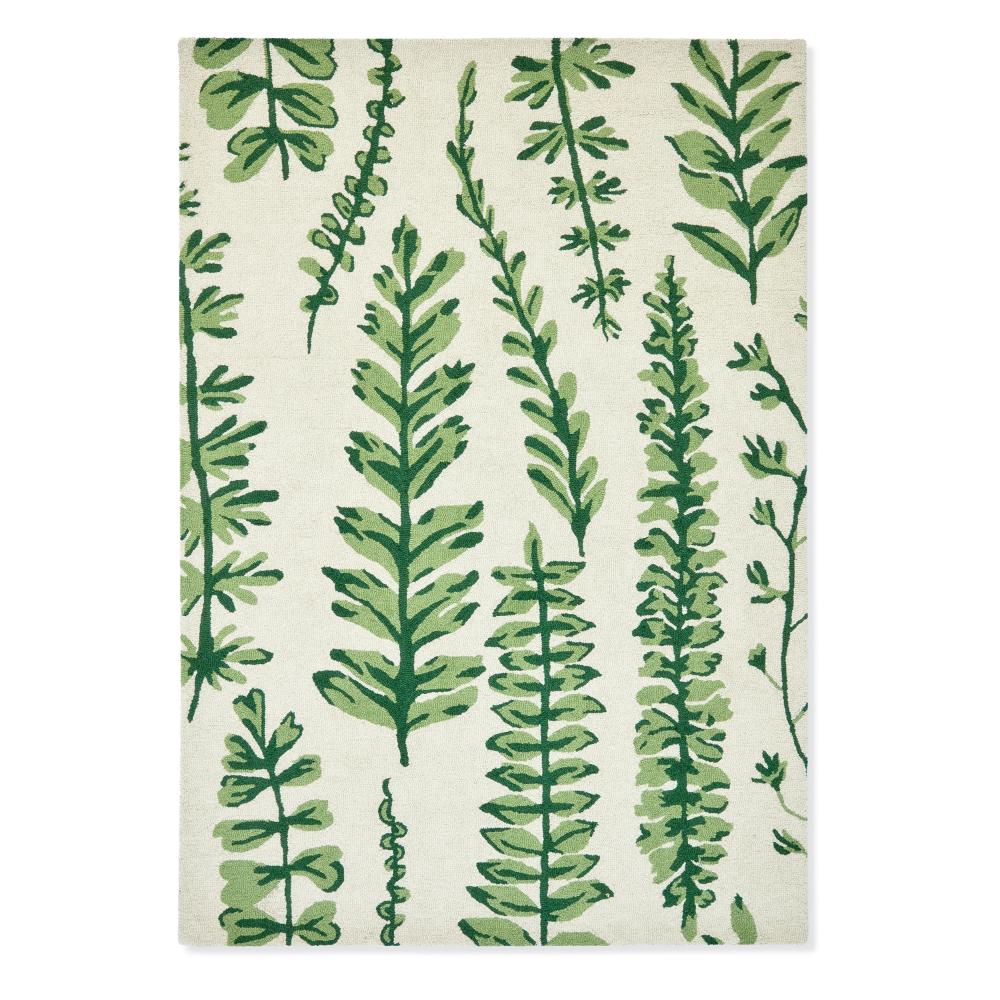 Scion Ferns Wool Rug Juniper Green - MyHouse