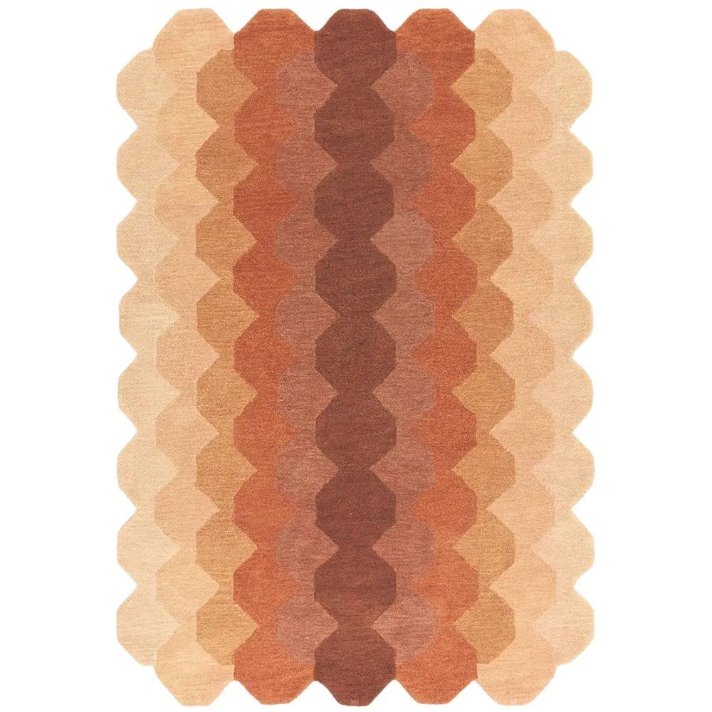 Asiatic Hive Rug Rust