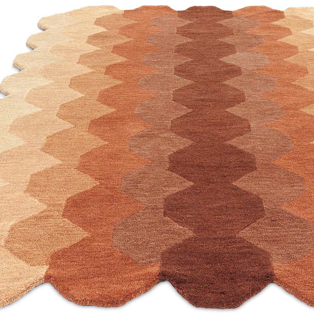 Asiatic Hive Rug Rust