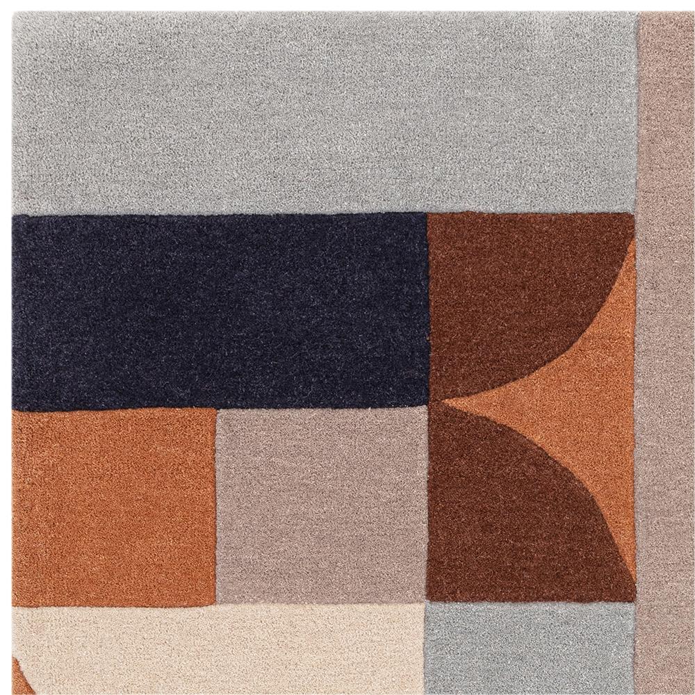 Asiatic Klotski Rug Terracotta