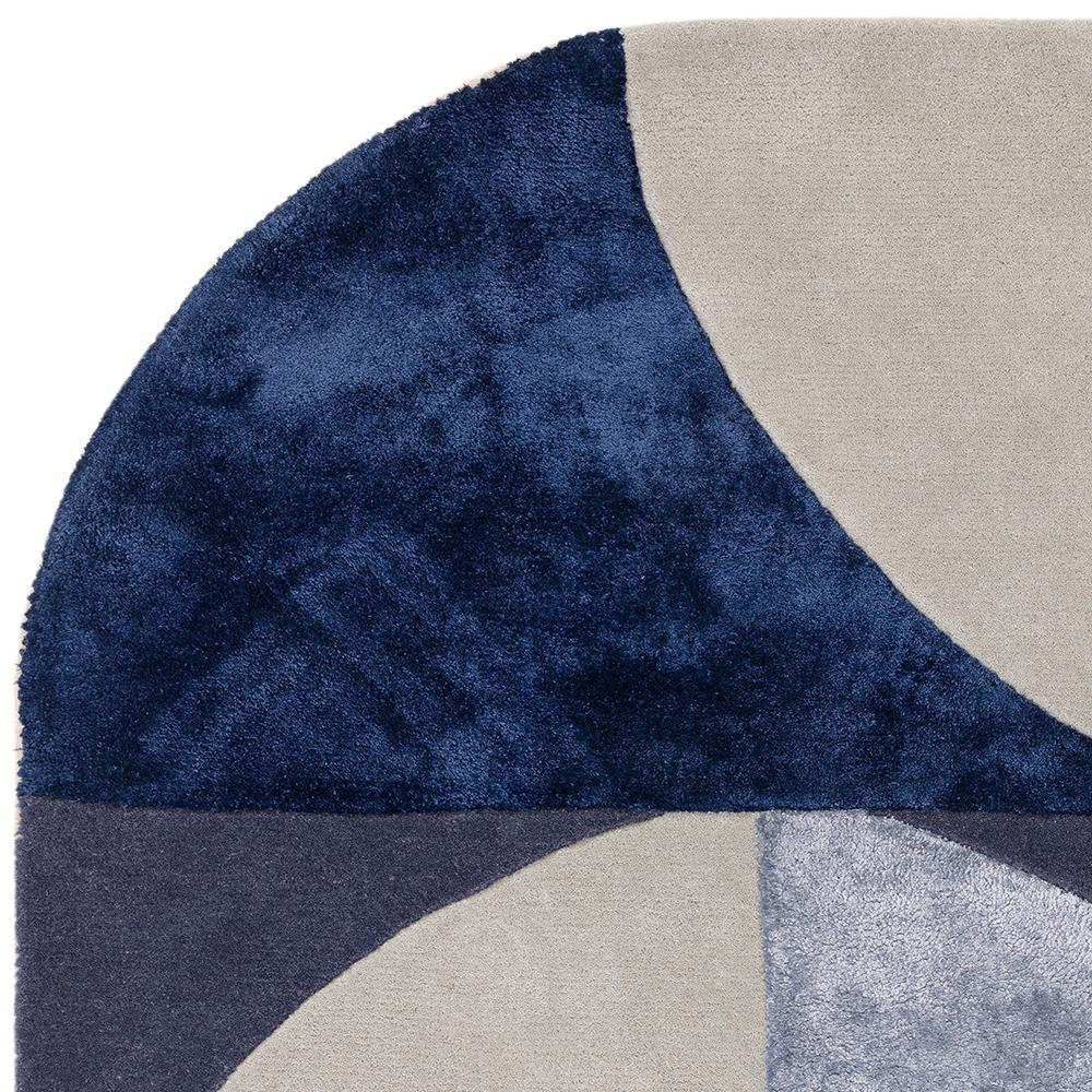 Asiatic Oval Rug Indigo Blue