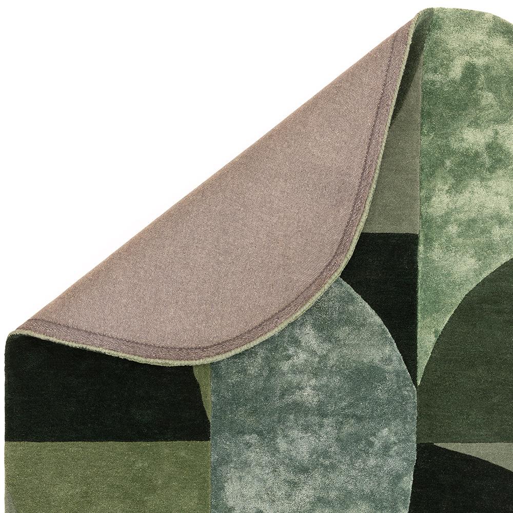 Asiatic Oval Rug Forest Green