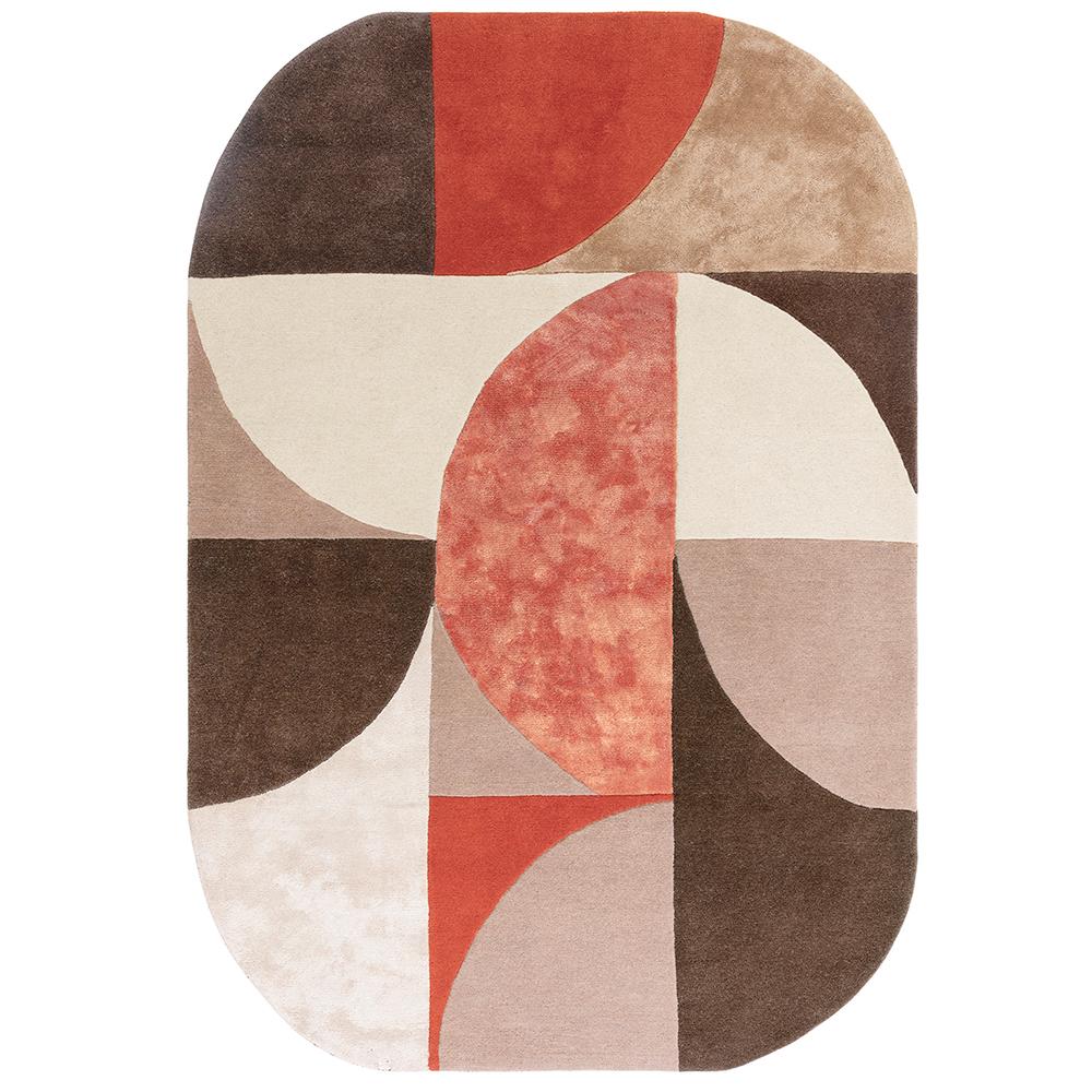 Asiatic Oval Rug Spice Red
