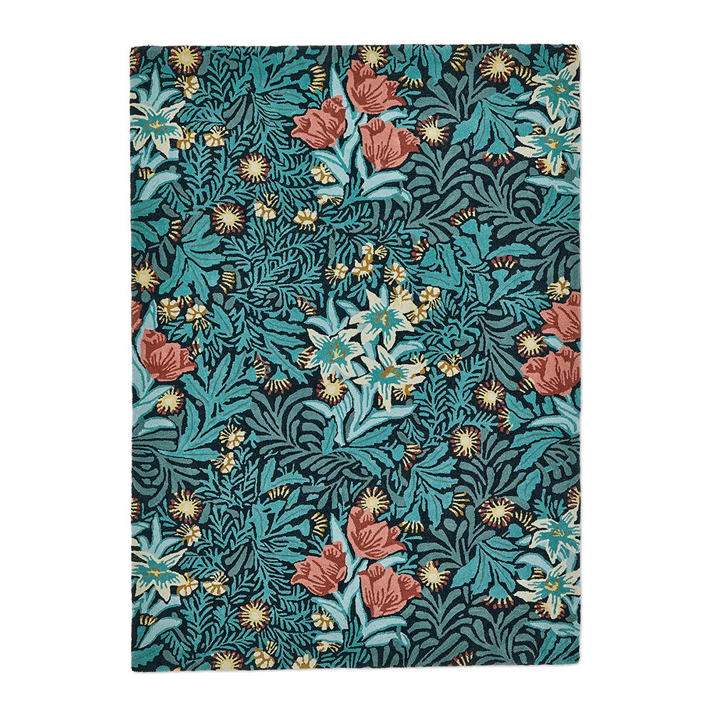 Morris & Co Bower Rug Indigo Blue