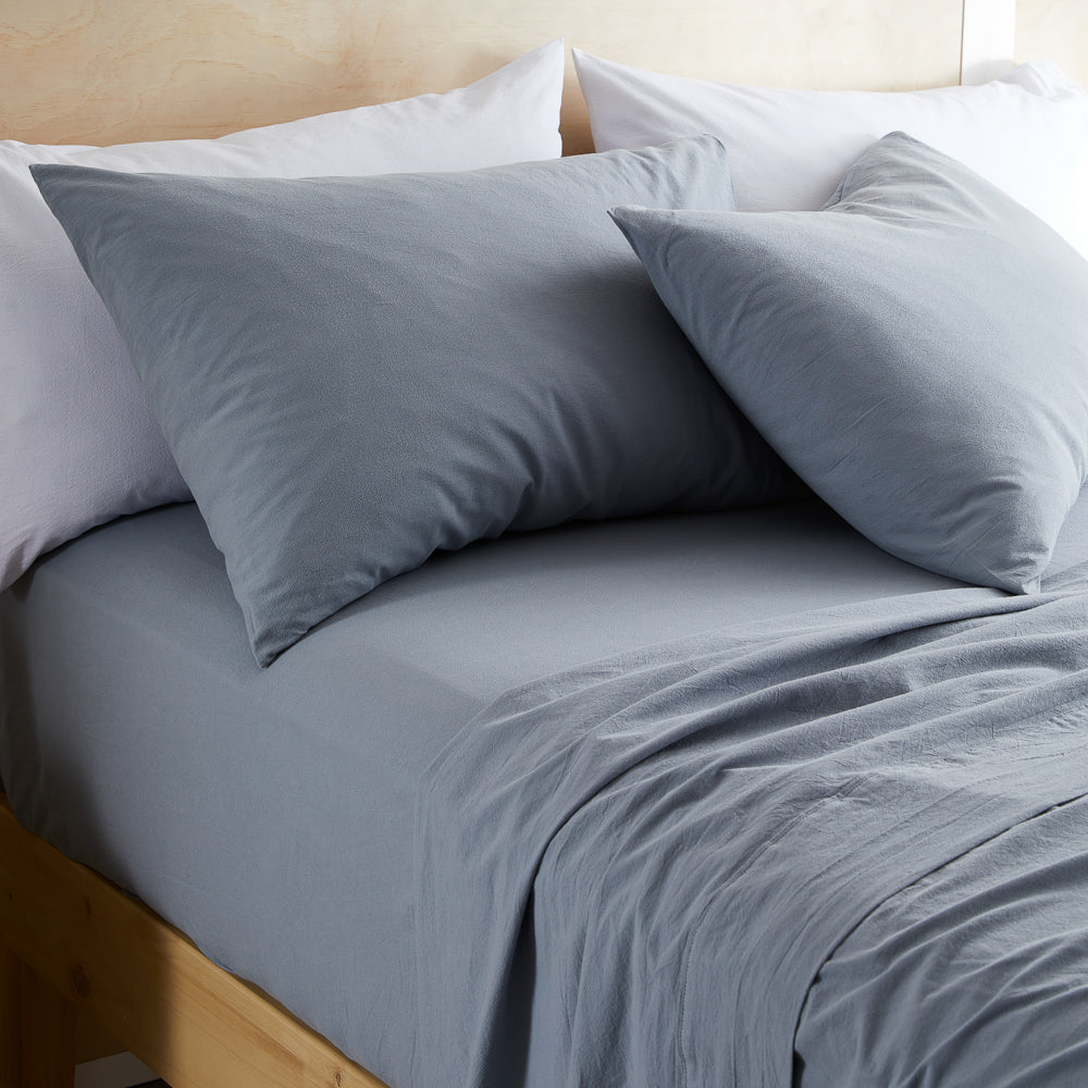 MyHouse Stonewash Fitted Sheet