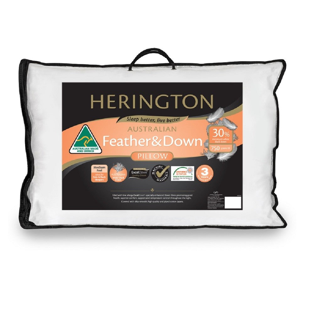Herington 30% Australian White Duck Down Pillow