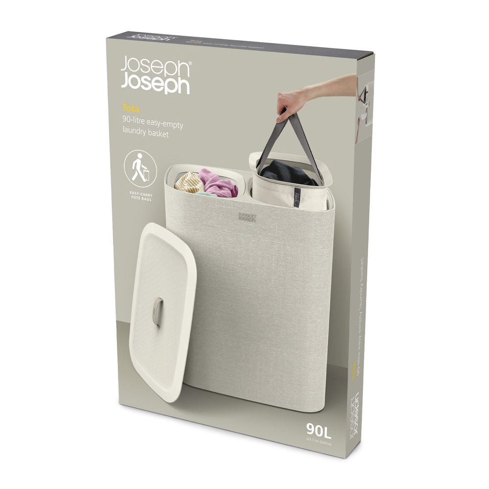 Joseph Joseph Tota Laundry Separation Basket Cream