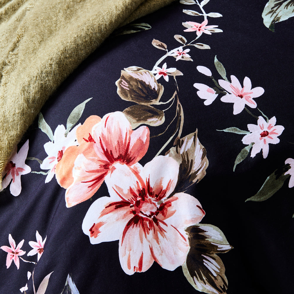 Ebony Quilt Cover Set