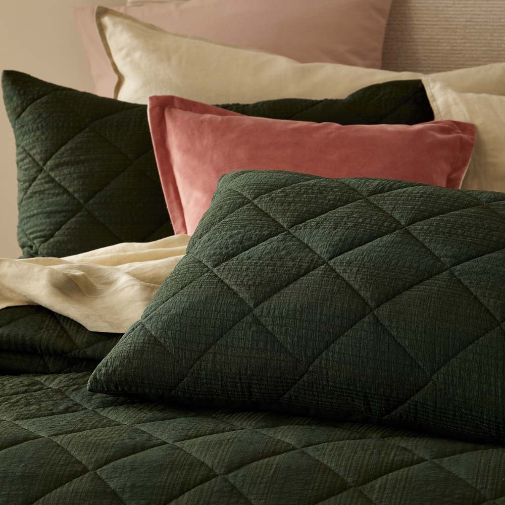 Adorn Living Miley Coverlet Set Forest