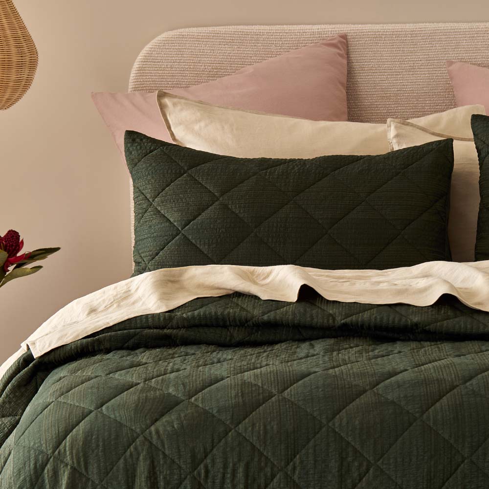 Adorn Living Miley Coverlet Set Forest