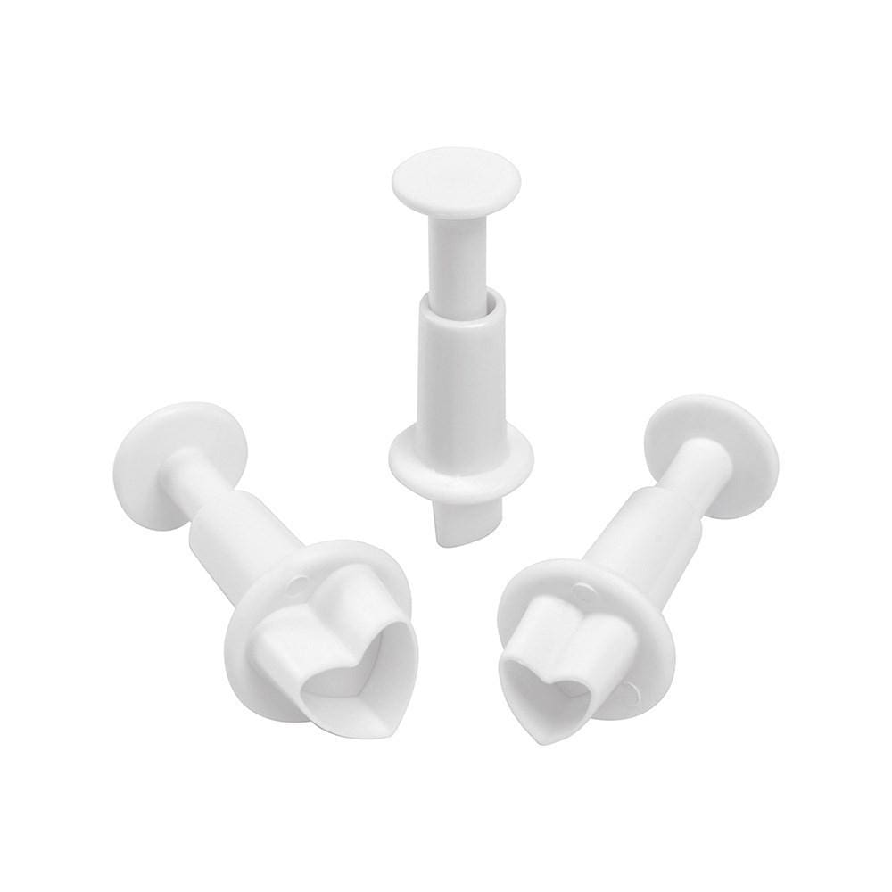 Mondo 3 Piece Heart Fondant Cutter Set