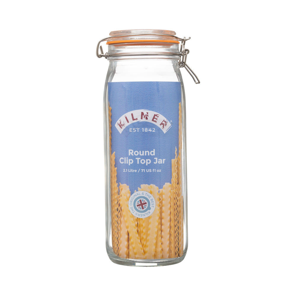 Kilner Round Clip Top Jar 2.1L
