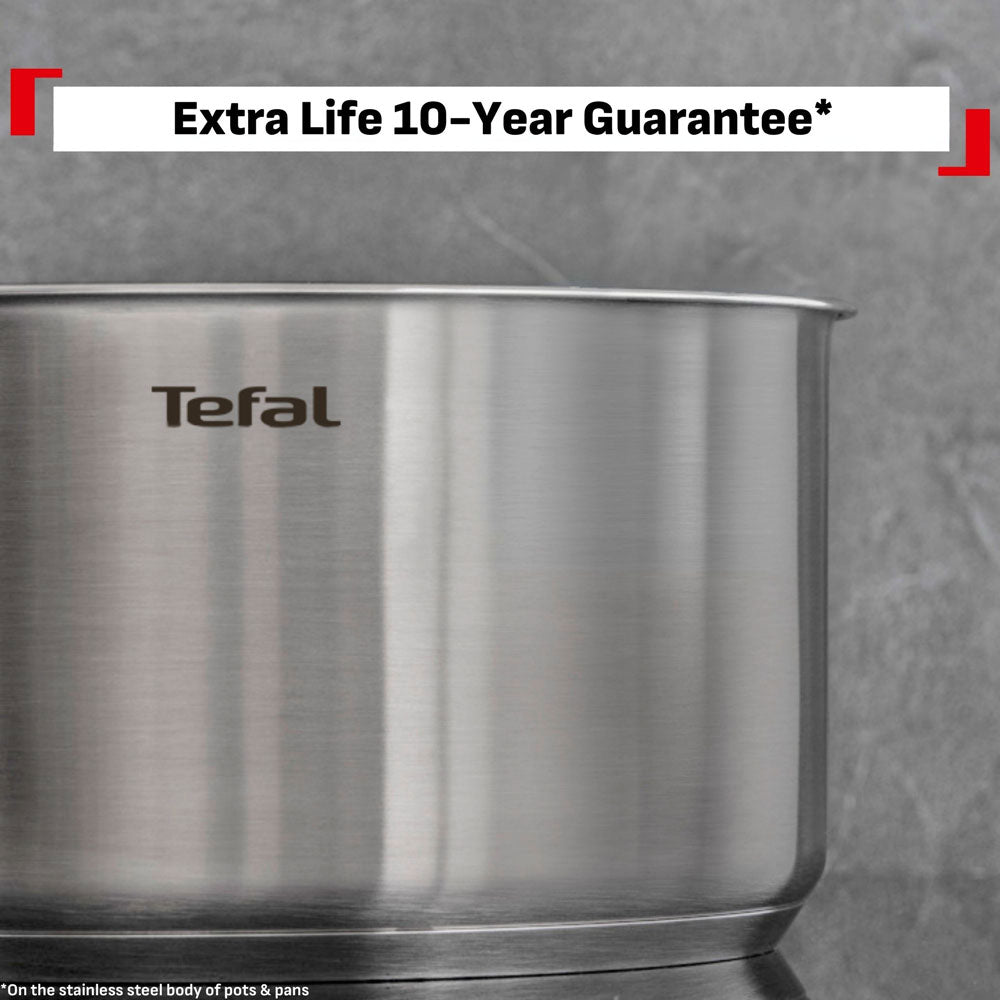 Tefal Ingenio Emotion+ Induction Uncoated Stainless Steel 4 Piece Induction Frypan Set