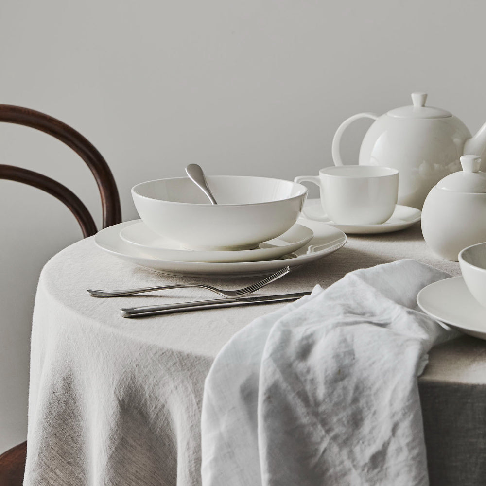 Alex Liddy Superior Collection Coupe Dinner Set 12 Piece White