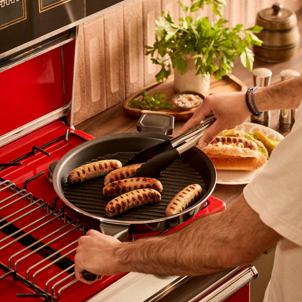 Bessemer Non Stick Grill Pan 32cm Black