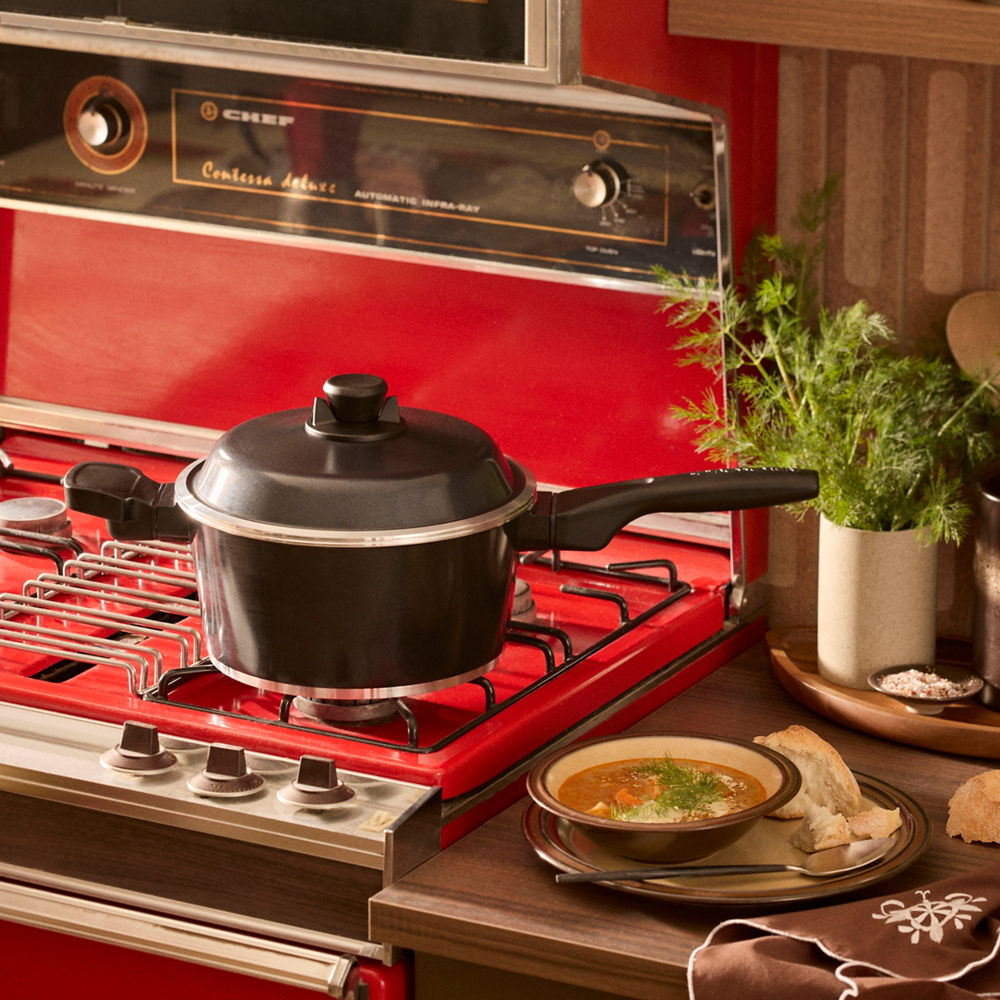 Bessemer Multi Saucepan 24cm Black