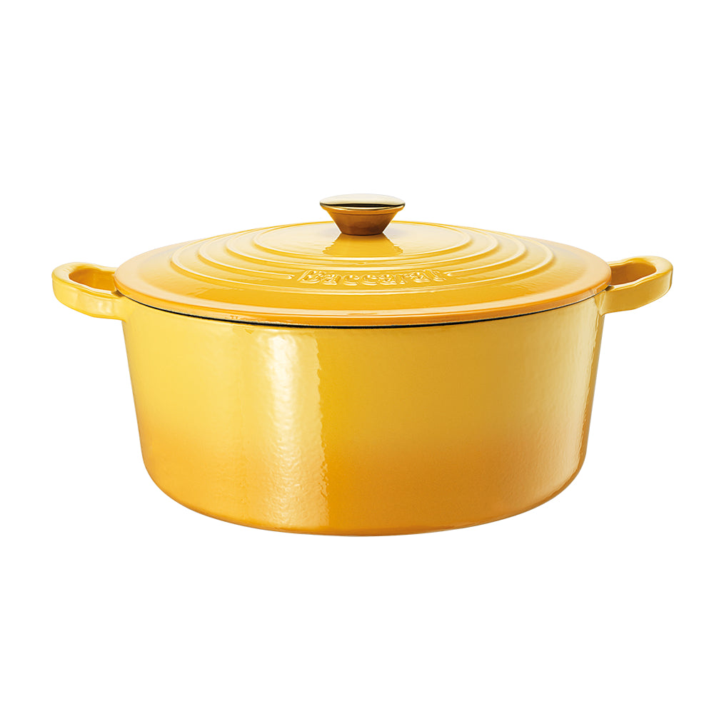 Baccarat Le Connoisseur Cast Iron Round French Oven 29cm 6.3L