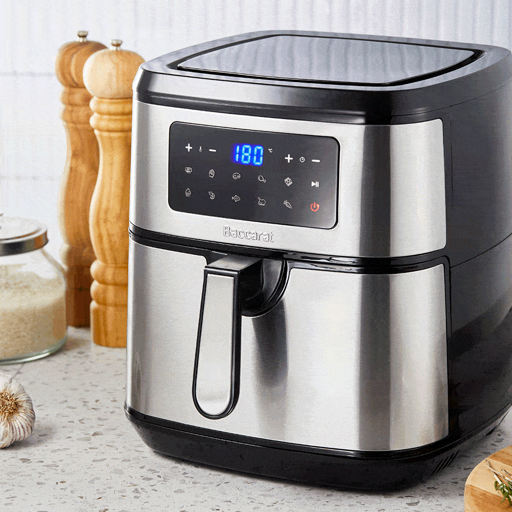 Baccarat The Healthy Fry 9L Air Fryer Silver – MyHouse