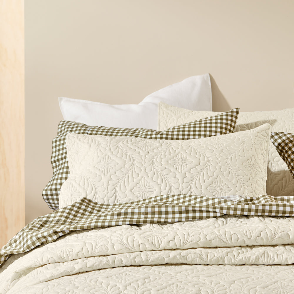 Adorn Living Maria Coverlet Set White