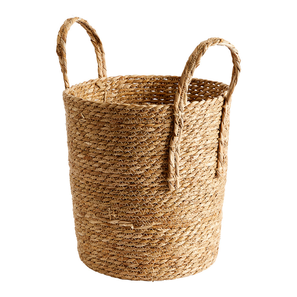 Deborah Hutton Set of 2 Bulrush Woven Baskets