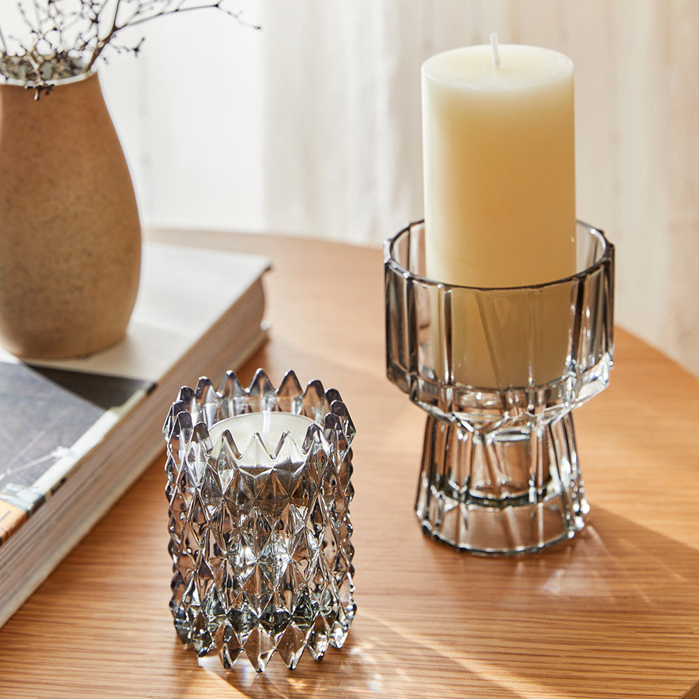 Ribbed Candle Holder